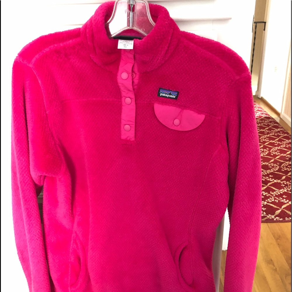 Hot Pink Patagonia Sweatshirt
